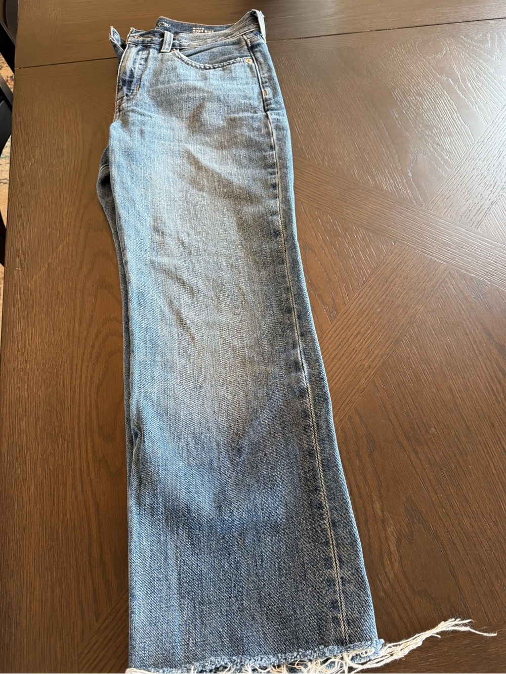 Classic Light Blue Straight-Leg Jeans